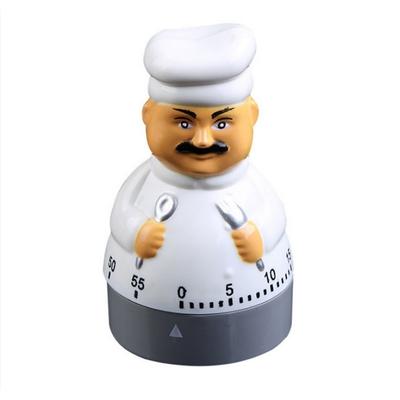 Electronic Timer Fork Chef Kitchen Accessories Plastic Kitchen Timer Mechanical Countdown Dial Alarm