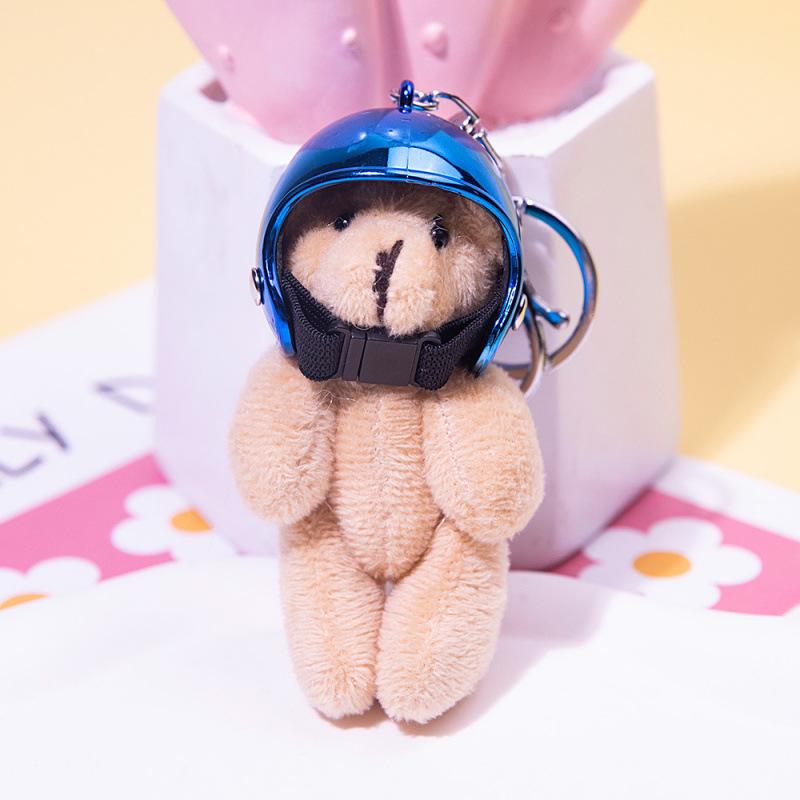 Mecha Cartoon Helmet Keychain