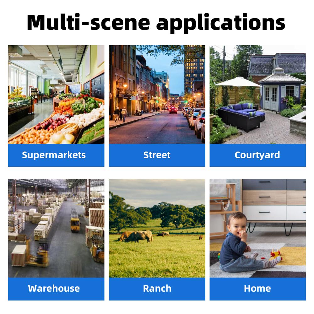 Dual Lens WiFi IP Camera Outdoor Ceiling/Wall mounted Waterproof Security IR Cameras Night Vision Dual Screen Human Detection