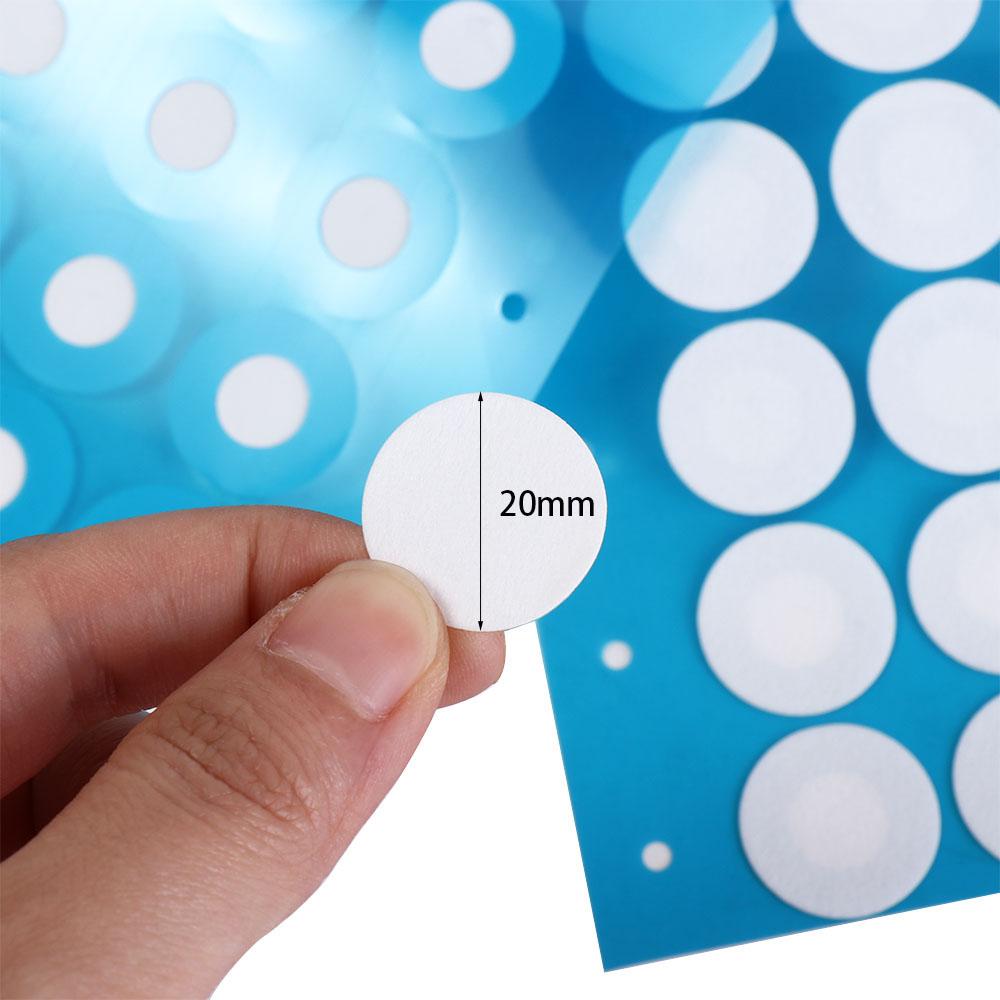 48pcs Breathable 20mm Filter Paper Sticker Sterile Mesh Membrane Filter  Mushroom Cultivation
