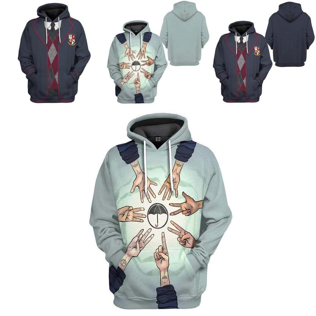 The Umbrella Academy Costume Hooded Jacket Soft And Comfortable Pullover Sweatshirt
