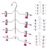 Practical Pants Hanger Multi-layered Multipurpose Corrosion Resistant 4 Tier Clothes Closet Storage Organizer Household Supplies