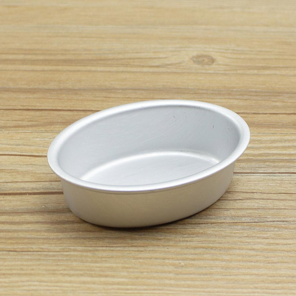 20 Stück Ovale Käsekuchenform Backform Funktionale Ovale Kuchenform Antihaft Aluminium Backformen für Kuchen und Brot