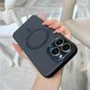 For iPhone 16 Pro Max Luxury Liquid Silicone Magsafe Magnetic Phone Case For iPhone 12 13 14 15 16 Plus Lens Protective Cover