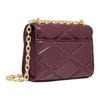 Michael Kors MK Serena Commuter Business Chain Lock Envelope Crossbody Shoulder Bag Medium Women Bags Burgundy 35S2GNRL2U-505