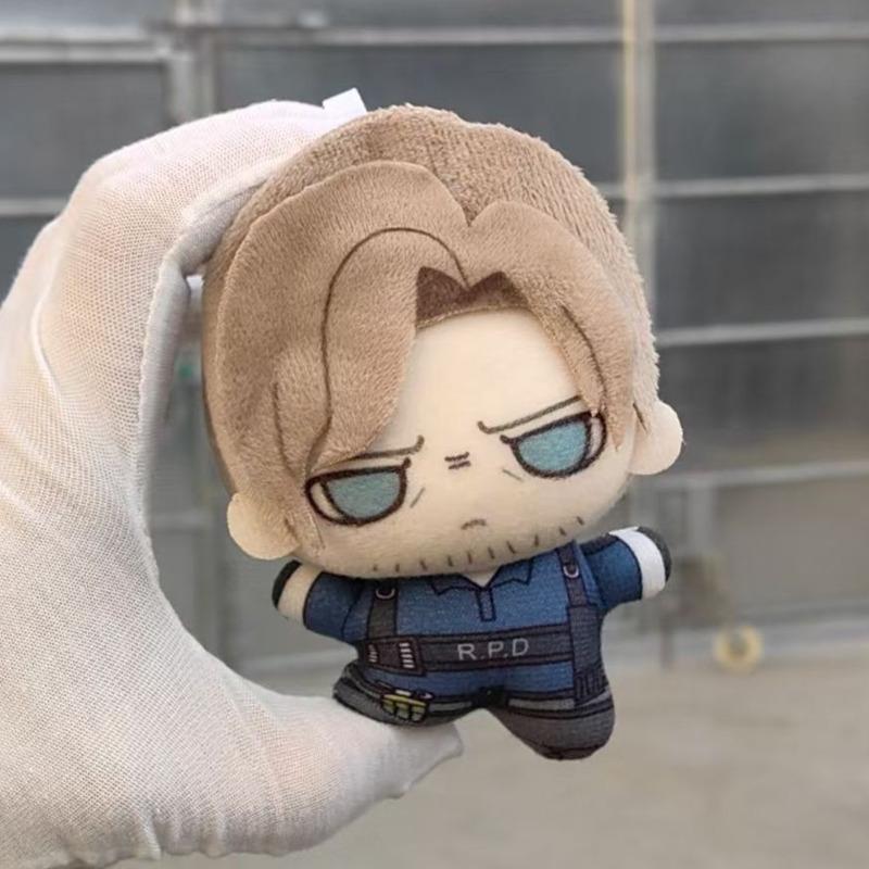 New 10cm Resident Evil Leon Cosplay Plush Doll Cute Game Cotton Doll Toys Kawaii Plushies Dolls Stuffed Doll Kids Gift Toys