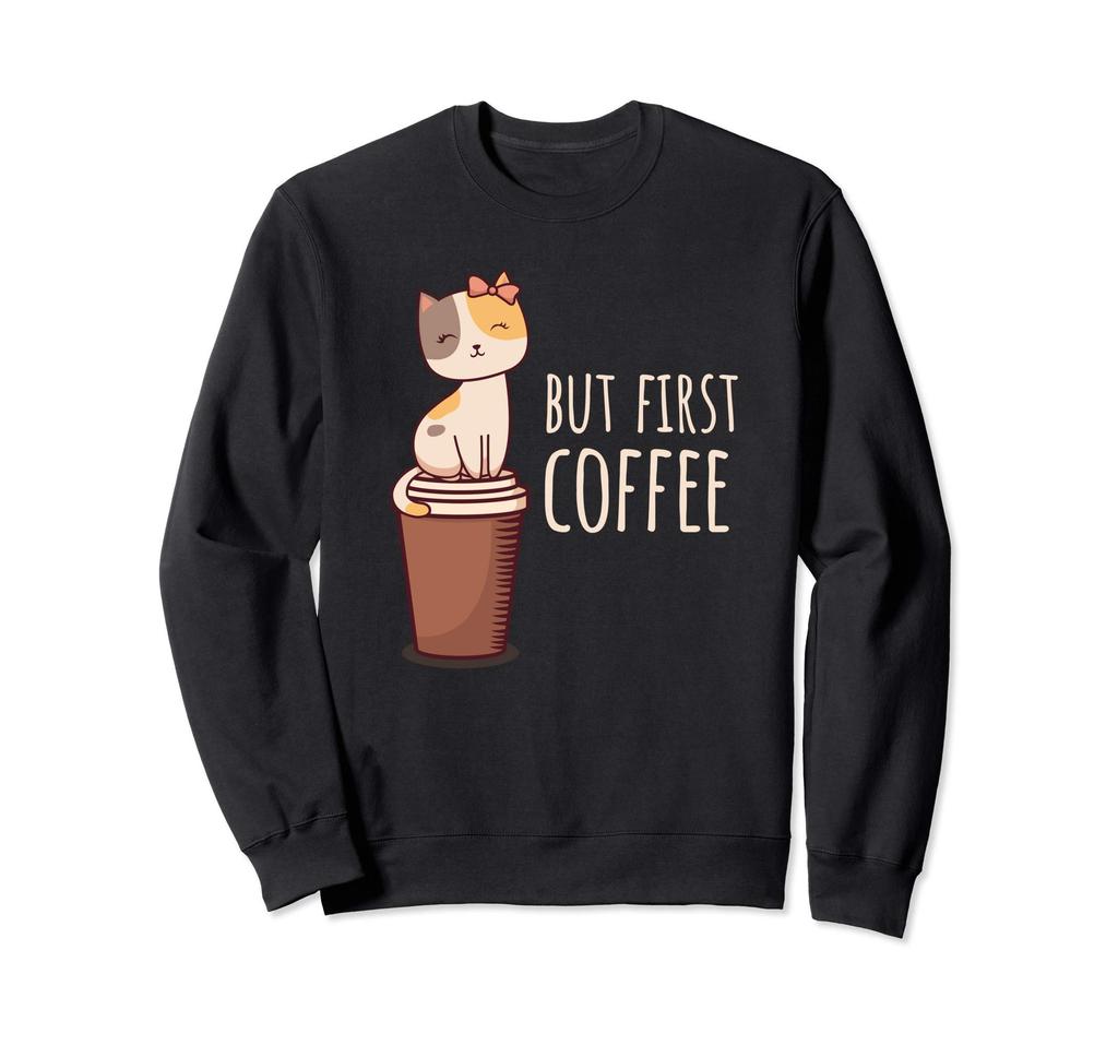 Coffee Cat Sweatshirt