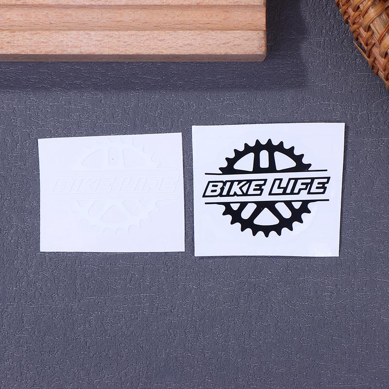 1 ks Nálepky Bike Life Na Rám Kola Horní Trubka Dekorativní Vinylová Nálepka Na Helmu Pro Kolo Vodotěsné Motocyklové Příslušenství