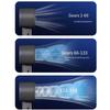 Multifuntional LED Display Fan Efficient Cooling Fan Quiet Powerful Fan 3000mAh Battery ABS Texture for Outdoor Travel