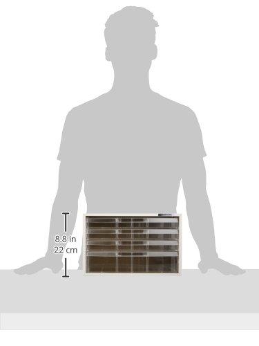 Nakabayashi Avante Letter Case, Document Storage, A4 Size, 3 Shallow Drawers, 1 Deep Drawer, AL-W4-W