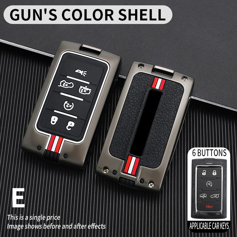 Zinc Alloy Car Key Case Cover Shell Fob for Jeep Wagoneer 2025- 2025 for Grand Cherokee L 2020 2025 2025 Key Chains Accessories