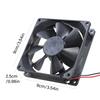 9025 High Airflow 24V Cooling Fan Twin Ball Bearings 90x90x25mm for Electronics Temperature Control in Small Space