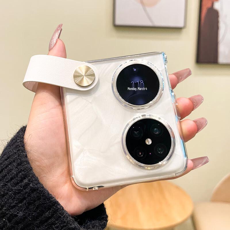 

Purecolor Huawei Pocket 2 Foldable Phone Case with Stand & Hand Strap