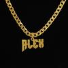 Necklace Pendant Gold Color Personalized Stainless Steel 5mm Wide Thick Chain Jewelry for Men Gifts