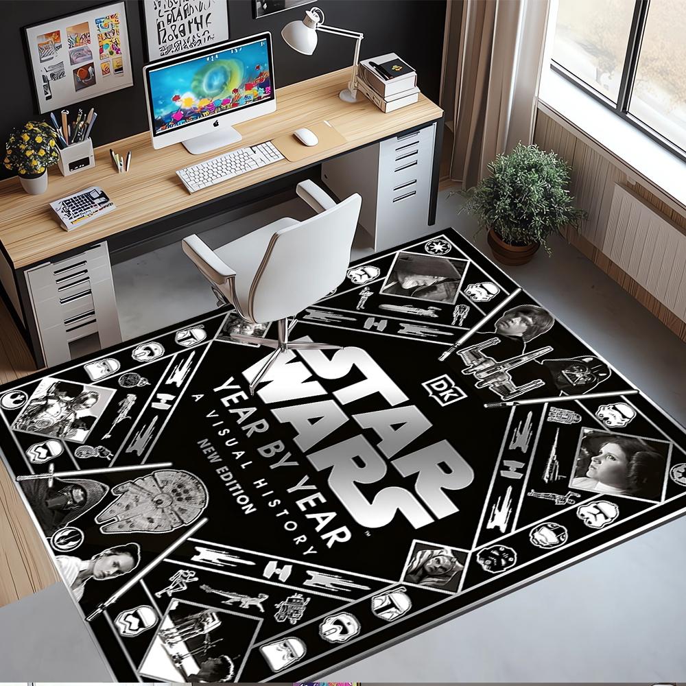 Star Wars Printed Carpet Rug for Office Chair Living Room Bedroom Kitchen Room Decor Gifts
