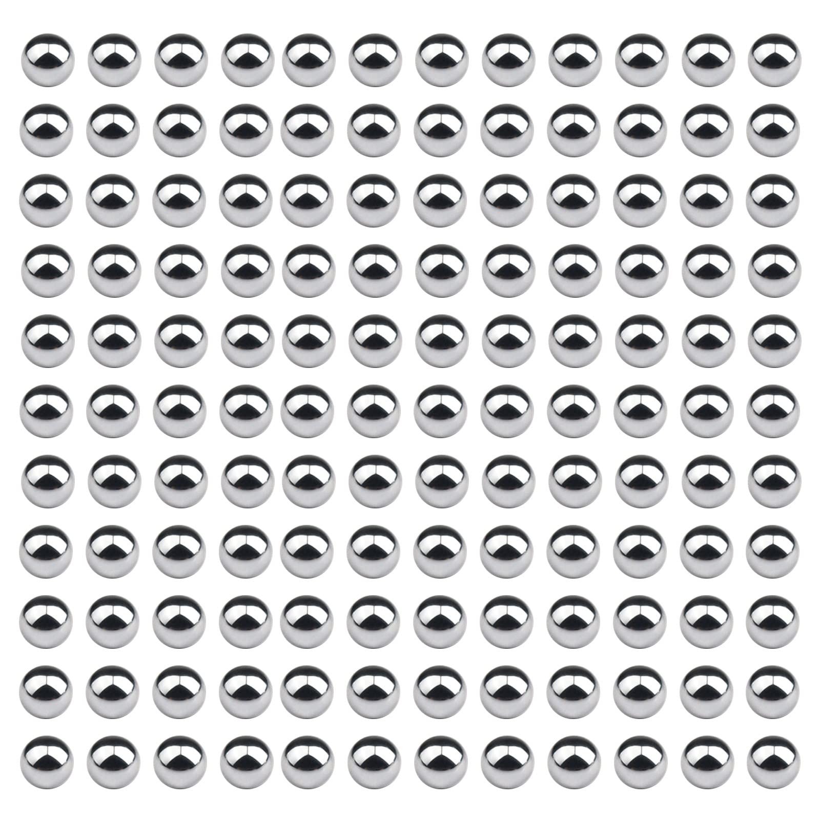 

120 металлических шариков из нержавеющей стали 304 для смешивания красок для хобби, диаметр 4,76 мм,