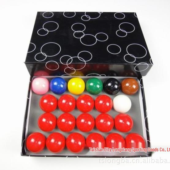 Billiard Ball Set: English, Domestic, Chinese, Snooker Accessories with Black Box Hunter Head