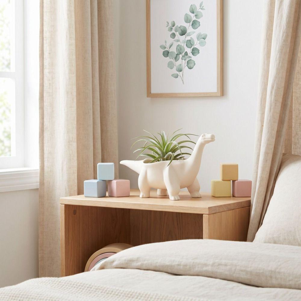 3D Printed Mini Flower Pot Desktop Decoration Small Storage Dinosaur Flowerpot Balcony
