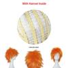 Bright Bleach Kurosaki Ichigo Wig Cosplay Hairpiece Adult Party Prop