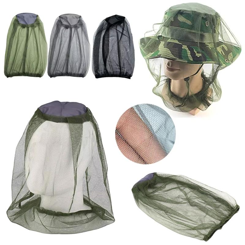 Fishing Net Cap For Hiking Fishing Anti Mosquito Outdoor Beekeeping Hood Insect-proof Camping Cap