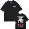 Rapper Plk Polaco Gráfico Camiseta de Algodão Homens Mulheres Hip Hop Moda Camisetas de Música Pop Camisetas Casuais Vintage Masculinas Streetwear