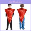 Halloween Parentchild Pizza Costume Funny Cosplay Outfit For Masquerade Party
