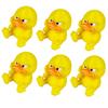 Personalized Desk Toy 3D Printed Angry Yellow Duck Ornament, Funny Gag Gift Decoration, Cute Miniature Figurine for Home Office Decor Animal