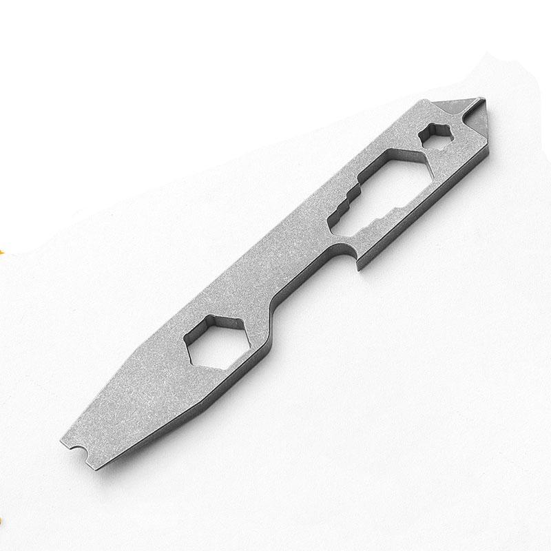 12mm Multi-function Crowbar Titanium Steel Screwdriver Wrench Bottle Opener Outdoor Camping Riding On Foot Tools EDC Nail Puller