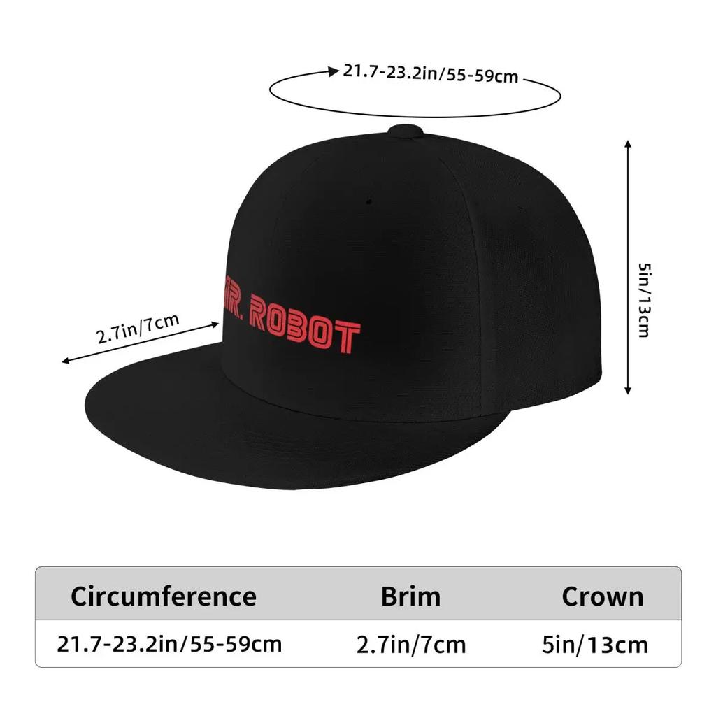Unisex Baseball Hats Mr Robot Red And Black Outdoor Streetwear Summer Sports Baseball Caps Hip Hop Cap Casquette