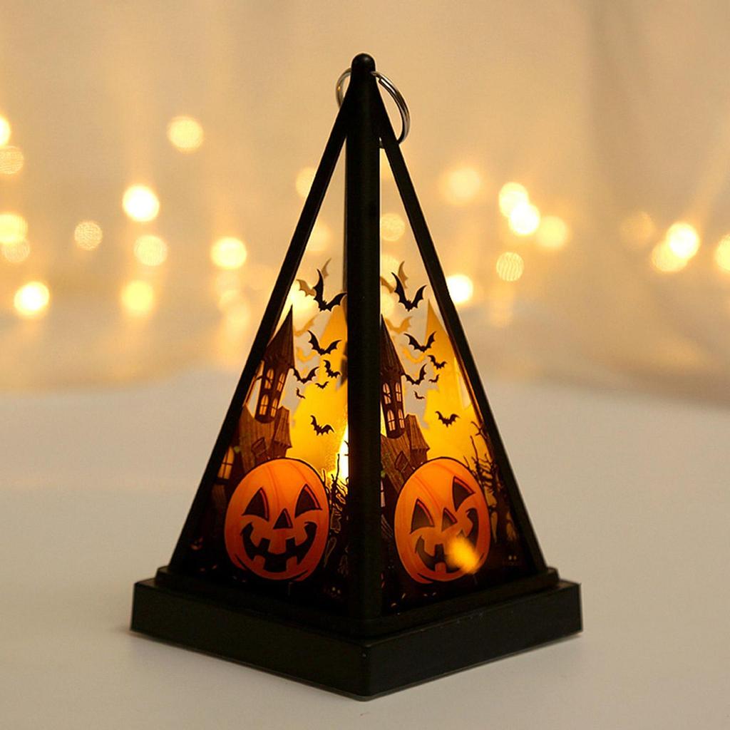 1 pz Halloween LED Light Tote Night Lamp Zucca Strega Teschio Luce Ornamento per Casa Festa Festa Decorazione MYY