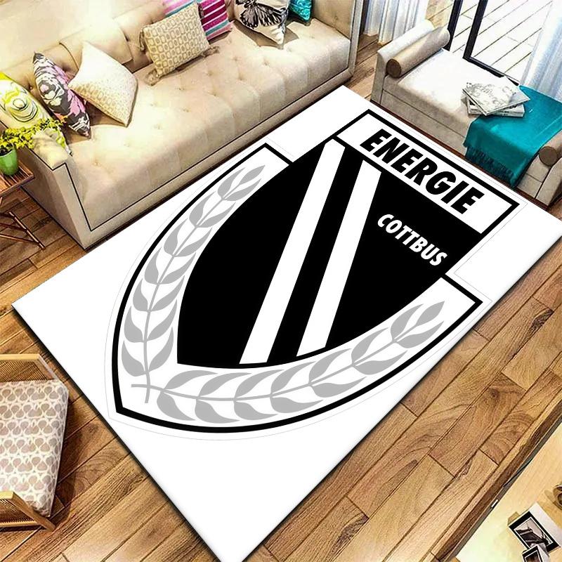 Energie Cottbus Carpet Rug for Living Room Bedroom Home Sofa Decoration,Kids play Nonslip Floor Mat