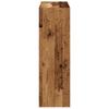 Bookshelf Reclaimed Wood Look 102x32x102 cm Engineered Wood