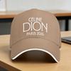 Celine Dion Back To Paris Baseball Cap Outdoor Gym Adjustable Hip Hop Hats Unisex Unisex Fashion Custom DIY Snapback Cap