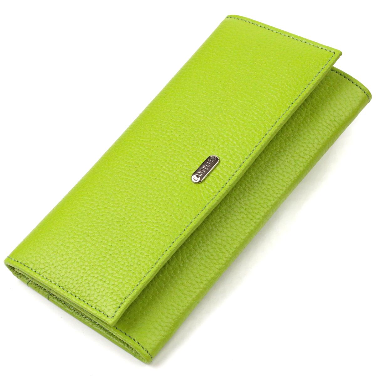 

Молодіжний гаманець із натуральної шкіри флотар CANPELLINI 21833