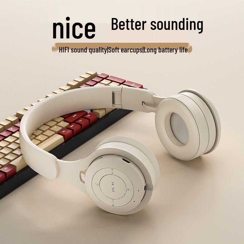 Y08 Over-Ear Noise-Canceling Bluetooth Headphones with Foldable Design and Card Slot, Ideal for Gaming and Gifts.