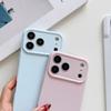 Silikonowe etui odporne na wstrząsy do Iphone 17 Air 16 Pro Max 15 Plus 14 Pro 13 12 11 Ochrona obiektywu aparatu Minimalistyczne matowe pokrowiec na telefon Akcesoria