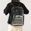 Streetwear Pvc Transparent Backpack With Large Capacity For Men Women Daily Use
