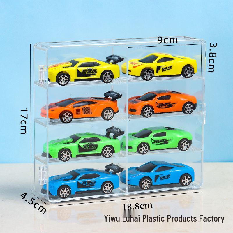 Acrylic Display Stand for Toy Car Models (Fits Tomica & Hot Wheels)
