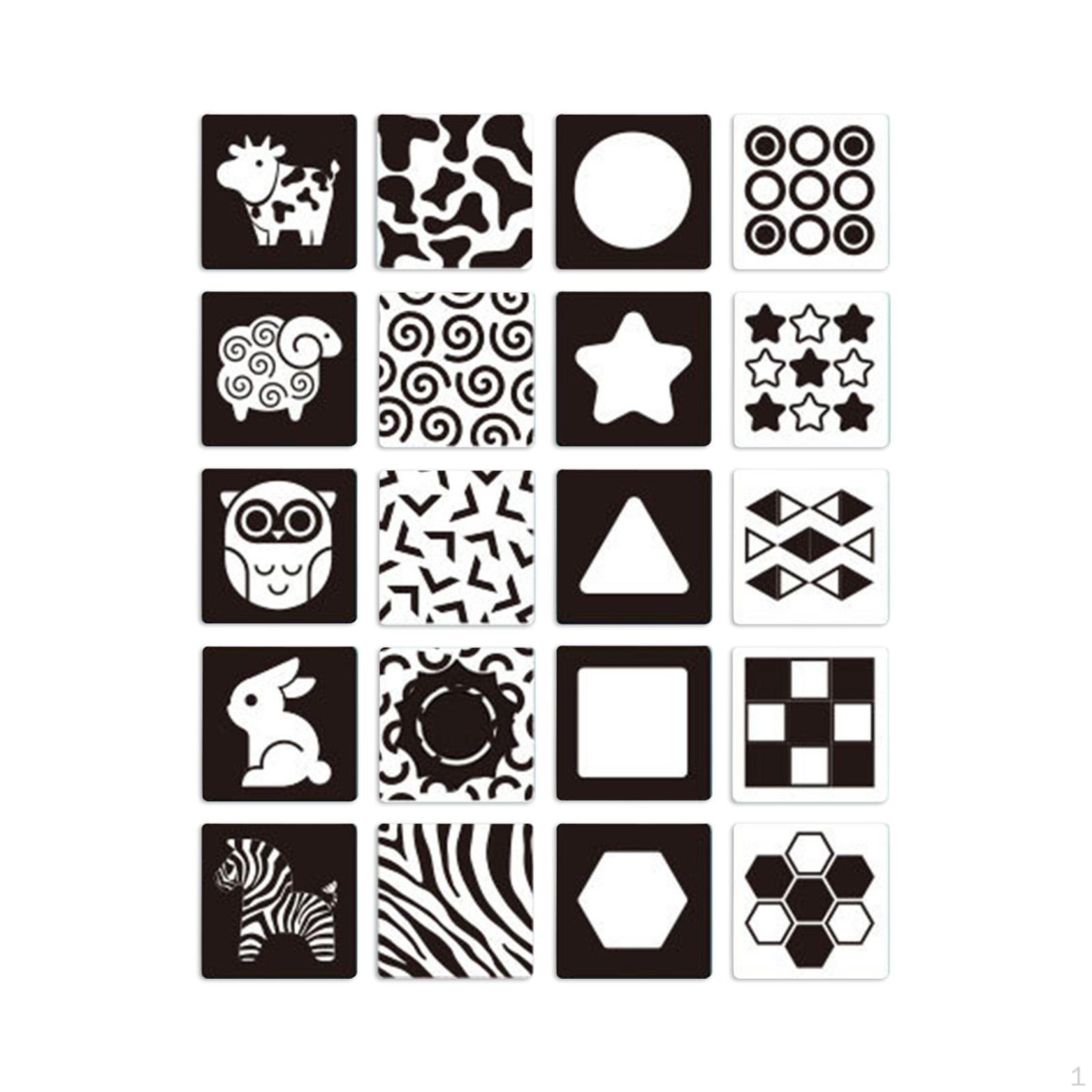 

Детские флэш-карты, контрастные карты, игрушки Монтессори для развития мозга, визуальное моделирование для black and white