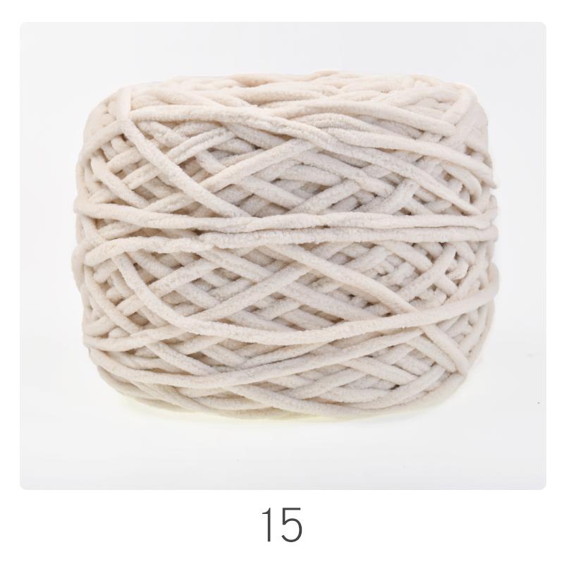 Chunky Ice Silk Yarn for Hand-Knitting: Ideal for Sweaters, Scarves, Bags, Crochet Dolls, and Hooked Shoes
