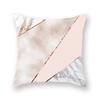 45X45CM Pink Shiny Polka Dot Alphabet Geometric Simple Pillow Cover Bed Sofa Car Office Seat Cushion  Home Decoration