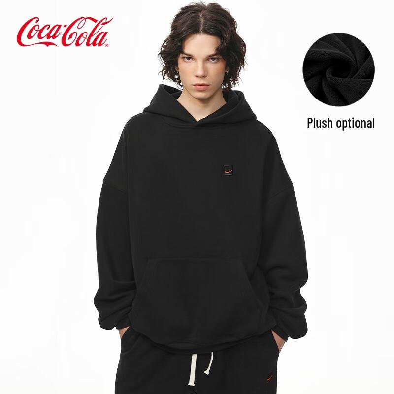 Coca-Cola Men's Embroidered Hooded Sweatshirt