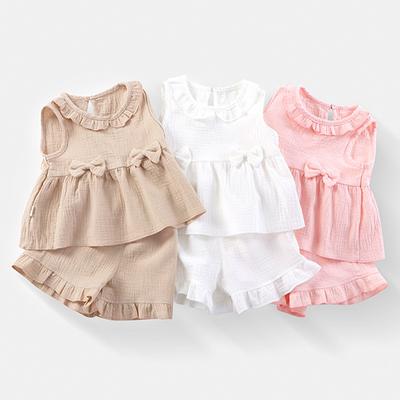 2-7 Years Kids Girls Sleeveless Top and Shorts