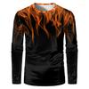 Women O Neck Long Sleeve 3d Print T Shirt
