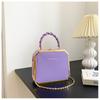 Small bag women's bag 2025 new fashion chain bag hard shell handbag shoulder messenger box bag bags