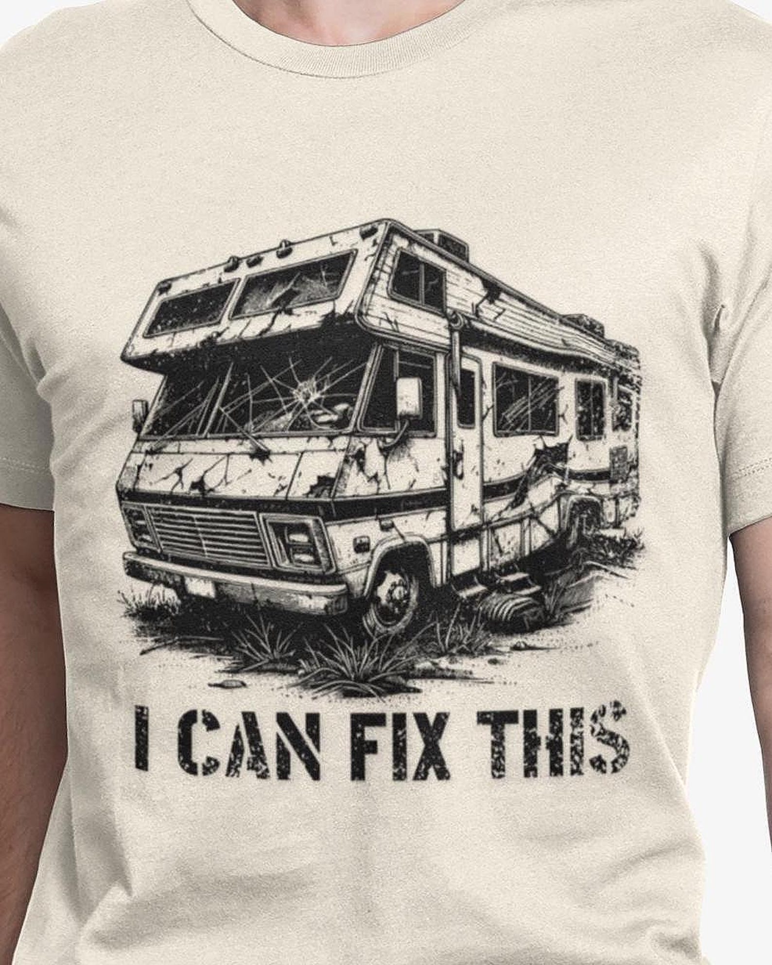 Vintage RV Repair  I can fix this  T-shirt S