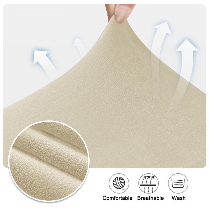 2Pcs/Set Solid Color Velvet Folding Dining Chair Cover Office Chair Backrest Seat Covers chair Slipcovers for Office Wedding