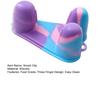 1/3Pcs Silicone Snack Clip Food Grade Chips Nuts Cookies Finger Clamp Dirty Hands Prevention Anti-Slip Food Picking Three Finger Cot Glove