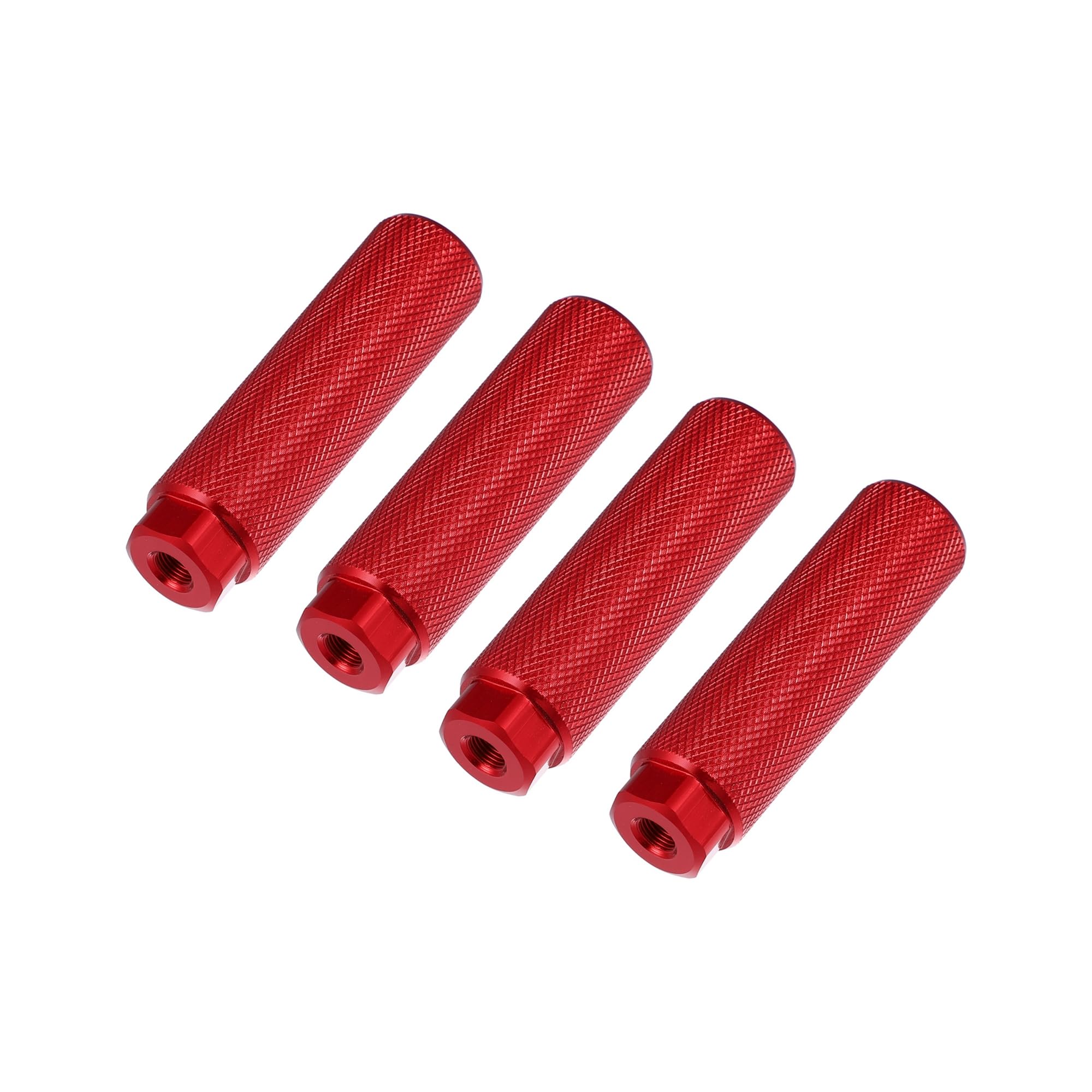 

BULLSPANN 2 пары 100x28 мм Универсальная задняя подножка из алюминиевого сплава для и велосипедов, 3/8 дюйма, Красный, BMX, MTB,