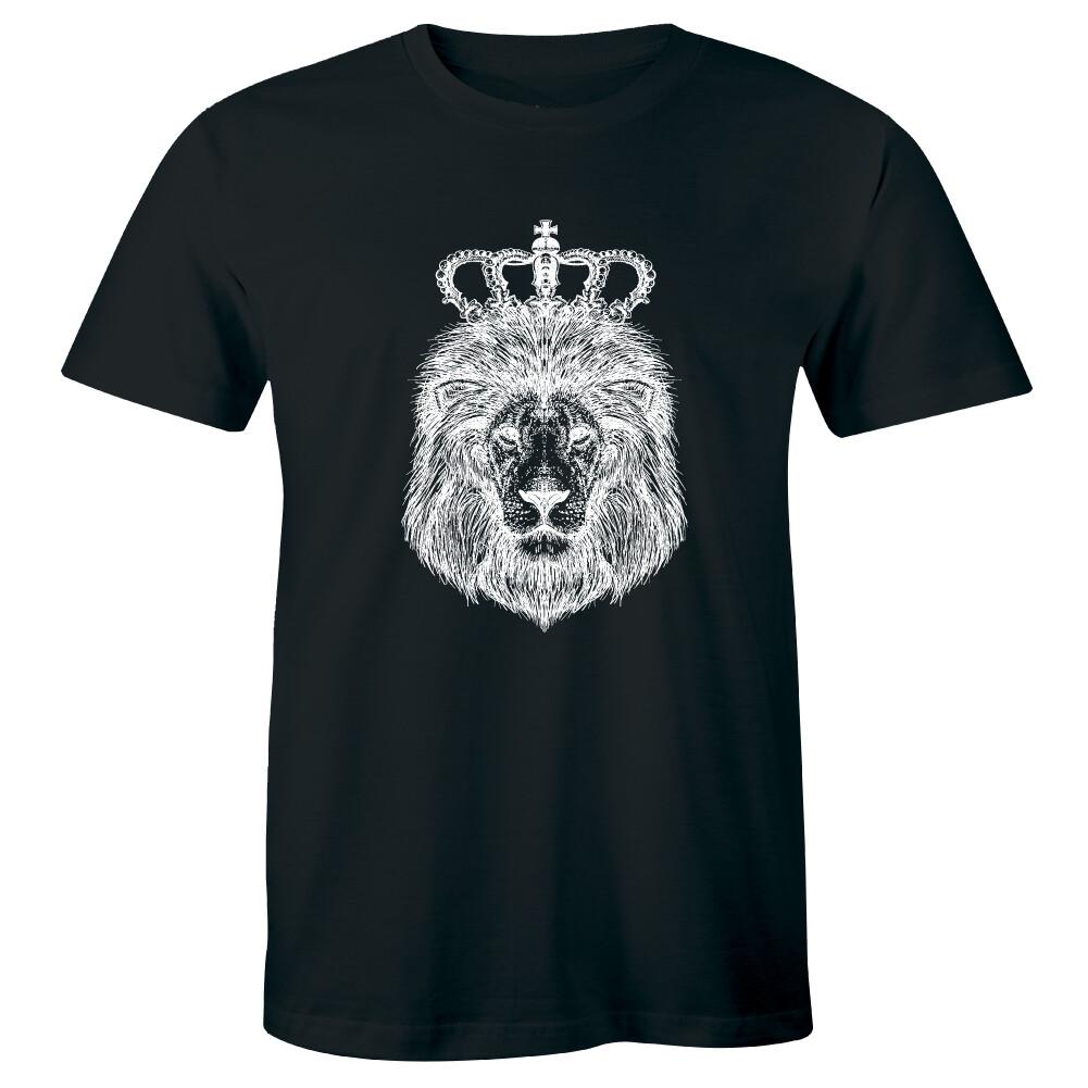 King Jungle Lion Crown T-Shirt S